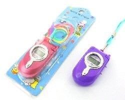 Reloj LCD Colgante con Forma de M&oacute;vil (24 uds)