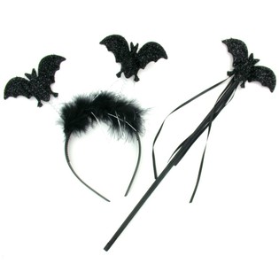 DIADEMA DE HALLOWEEN CON CETRO (12 uds.)