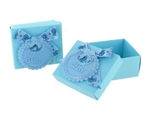 Caja de Regalo Azul para Beb&eacute; (12 uds.)