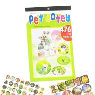 Libro de Pegatinas Modelo - Animales (12 ud.)
