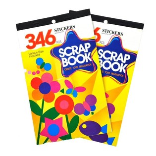 Libretas de Pegatinas SCRAP BOOK (12 uds.)