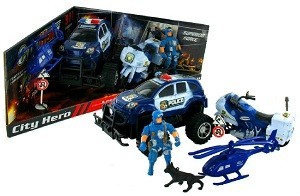 Set de Juego de Polic&iacute;a (2 uds.) | Juguetes al por Mayor