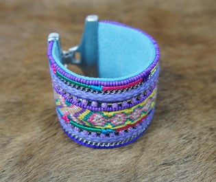 Pulsera de Lujo Morada (1 ud)