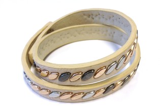 Pulsera Estilo Ibiza Crema (1 ud.)