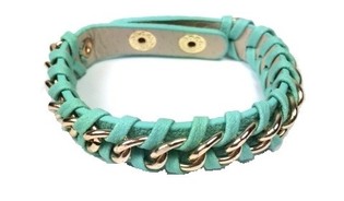 Pulsera trenzada menta (1 ud)