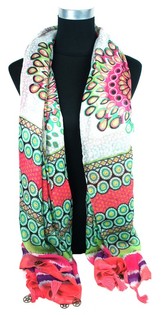 BUFANDA ESTILO IBIZA MULTICOLOR (1 ud.)