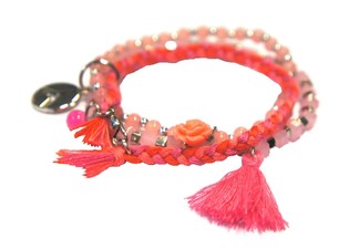 Pulsera de 3 capas Rosa (1 ud.)