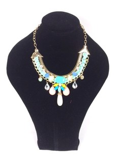 Collar Turquesa Estilo Ibiza (1 ud.)