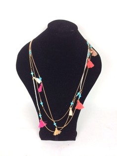 Collar Estilo Ibiza con Borlas y Cruces (1 ud.)
