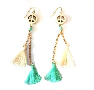 Pendientes con flecos (1 ud.)