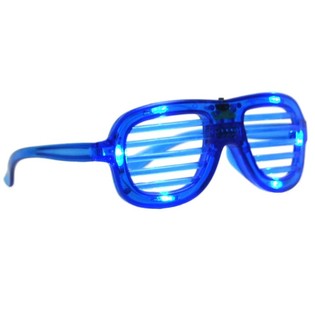 GAFAS SHUTTER SHADES CON ILUMINACI&Oacute;N - AZUL (12 uds.)