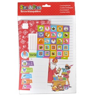 Set de Lista de Deseos de Sinterklaas / San Nicol&aacute;s de 14 Piezas (Pack de 12)