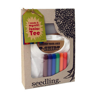 KIT SEEDLING - DISE&Ntilde;A TU PROPIA CAMISETA JUNIOR 1-2 A&Ntilde;OS (2 uds.)