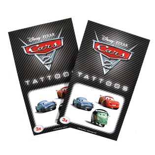 Set de 3 Tatuajes Infantiles Disney Cars 2 (50 uds.)