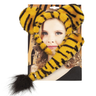 Set de Tigre - Diadema y Cola (6 uds.)