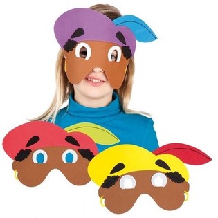 M&Aacute;SCARA DE ESPUMA PIET (9 uds.)