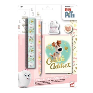 Set de Dibujo de 5 Piezas Mascotas en Tarjeta (12 uds.)