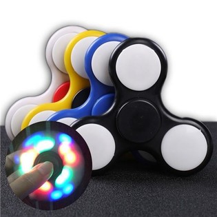 FIDGET SPINNERS LED CON ILUMINACI&Oacute;N ***TENDENCIA 2017*** (17 luces)