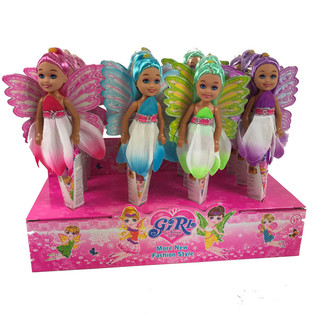 Mu&ntilde;eca con Alas en Expositor (12 uds.) - Venta al por mayor