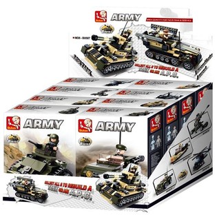 Sluban Tanque Militar o APC 8-en-1 M38-B0587 (1 Display / 8 uds)