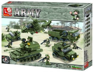 Set de construcci&oacute;n Sluban Army M38-B0311 (1001 piezas)