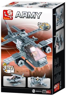 Sluban Helic&oacute;ptero de Combate 3en1 M38-B0537G (1 ud.)