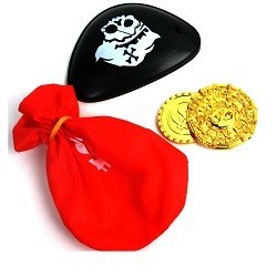 Set de Piratas para T&oacute;mbola (48 uds.)