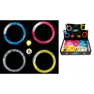 PULSERAS LED LUMINOSAS EN EXPOSITOR (24 uds.)
