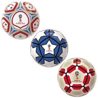 Balones de F&uacute;tbol del Mundial &Oslash;14 Cm. (12 uds.)