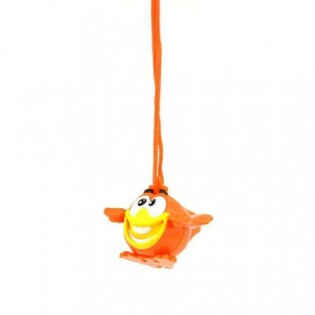 Silbato de P&aacute;jaro Naranja con Cord&oacute;n (100 uds.)
