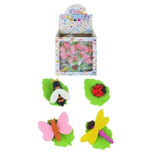 Gomas de Borrar Insectos en Expositor (92 uds.)