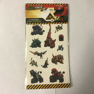 PEGATINAS: DINOTRUX, Dim. 20 x 10 cm (10 uds.)