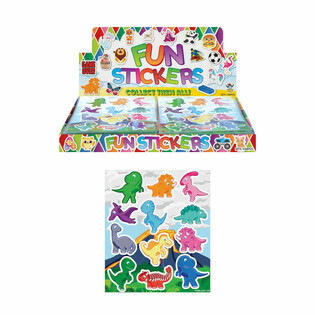 FUN STICKERS &ndash; MODELO: DINOSAURIO (120 uds.)