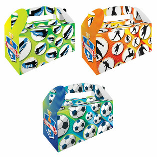 Caja de Menú Infantil Fútbol – 22,5 x 9,5 x 18 cm (12 ud.)