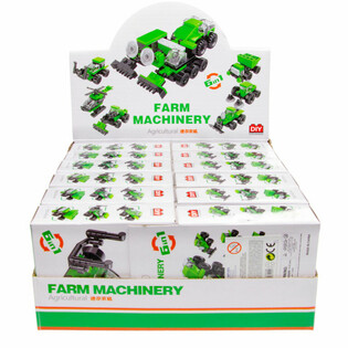 BLOQUES DE CONSTRUCCI&Oacute;N BRICKS - VEH&Iacute;CULOS AGR&Iacute;COLAS (12 uds.)
