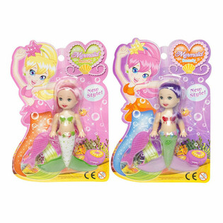 Muñeca Sirena en Tarjeta (12 uds.)