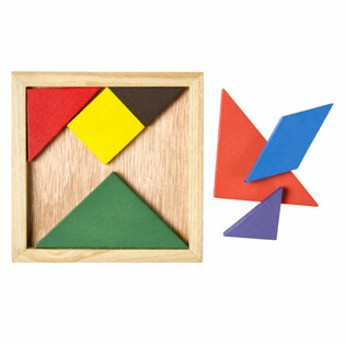 Set de Puzzles Tangram de Madera (12 unidades)