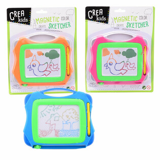 CREA KIDS - PIZARRA M&Aacute;GICA MAGN&Eacute;TICA DE COLORES (12 uds.)