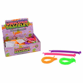 Pulseras de Unicornio Puffer en Expositor (48 unidades)
