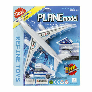 Set de juego Avi&oacute;n de aeropuerto en cart&oacute;n