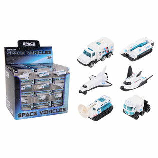 DIE CAST - SPACE ADVENTURE - VEH&Iacute;CULOS ESPACIALES, escala 1:64 - EN EXPOSITOR (48 uds.)