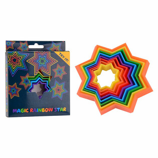 JUEGO FIDGET 3D MAGIC STAR - FORMA M&Aacute;GICA 3D - FIDGET M&Aacute;GICO 3D - EN CAJA (24 uds.)