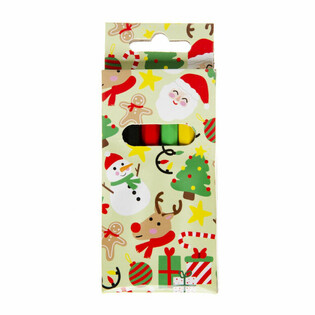 Set de 6 Lápices de Colores Navideños (24 unidades)