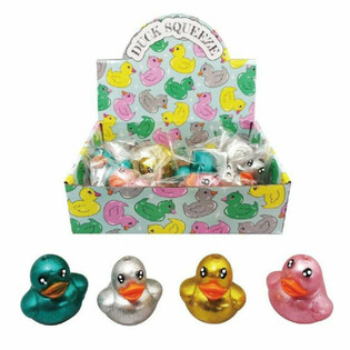 Patitos de Goma Squeeze en Expositor (12 unidades)