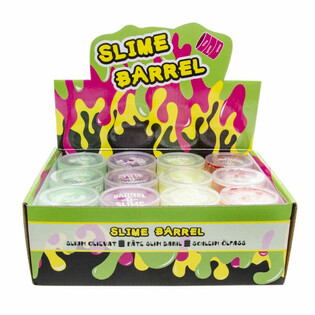 Expositor de Slime de Colores Transparentes (12 unidades)