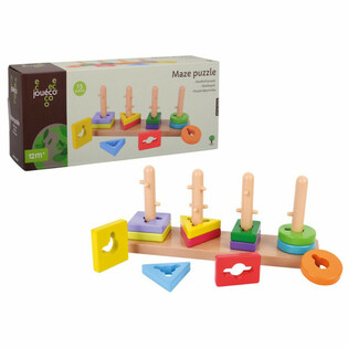 Puzzle de Laberinto de Madera JOUECO - 12 Meses o m&aacute;s