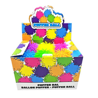PELOTA ANTIESTR&Eacute;S GIGANTE - 15CM - EN EXPOSITOR (12 uds.)