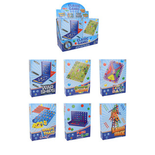 JUEGOS DE VIAJE CL&Aacute;SICOS - EN EXPOSITOR (6 uds.)