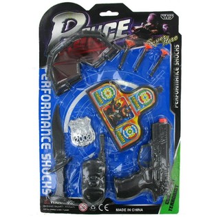 SET DE JUGUETE POLICE FORCE EXTRA EN BL&Iacute;STER (5 pzs)
