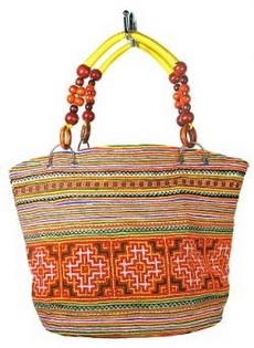 Bolso B-FAIR Beads Marr&oacute;n/Amarillo (1 ud)
